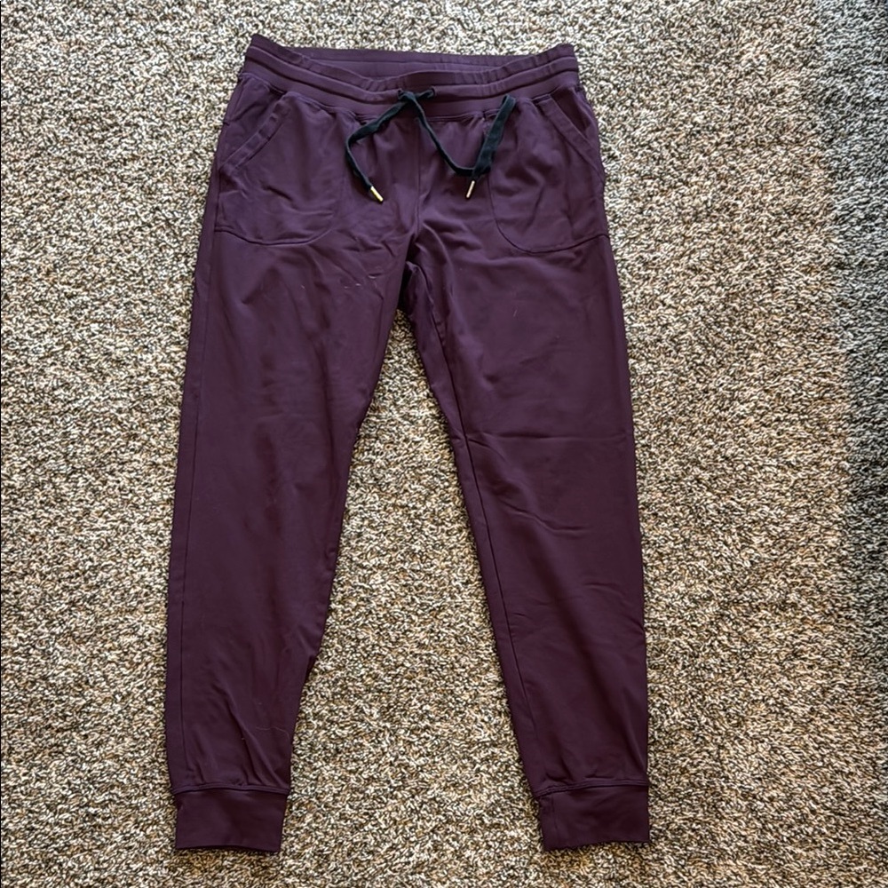 Women's Burgundy Joggers